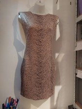 *NEW* Vintage Dressing. Brown Pattern Dress. Size 8-10?