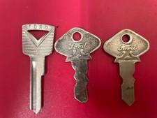 Lot Of 3 Vintage Ford Model T Ignition Keys