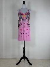 NWT ASOS SALON 3D Floral Embellished Mini Cami Dress Size 4