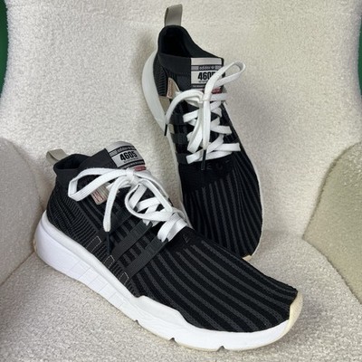 Adidas EQT Support Mid ADV Primeknit Sneakers Mens 13 Black Athletic Running Sho