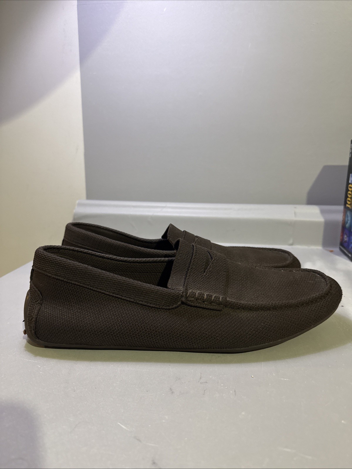 Peter Millar Cruise Knit Driver Shoes Men’s 13 Brown