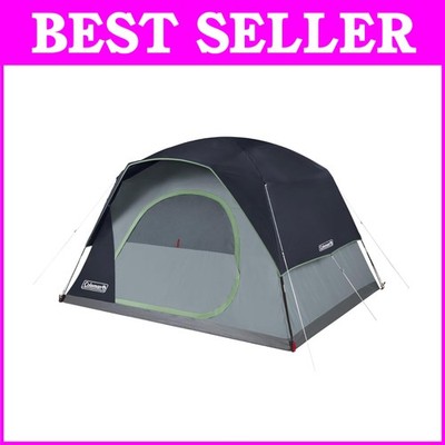 Spacious 6-Person Camping Tent with Water Resistance Easy
