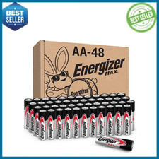 Energizer MAX AA Batteries 48 Pack Alkaline Double A Power Free Shipping NEW