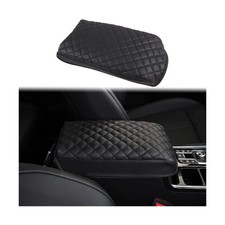 Upgraded Leather Center Console Armrest Protector Cover Compatible with Kia S...