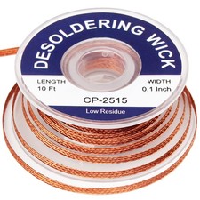 Lesnow solder wick braid 10ft Length Desoldering Wick Braid Remover Tool...