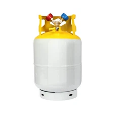 Everwell 30 lb Refrigerant Recovery Tank with Dual 1/4"Valves - High Pressure