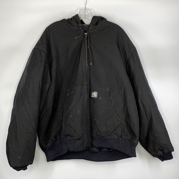 Carhartt Black J133 Extreme Quilted Work Jacket Well … Gem