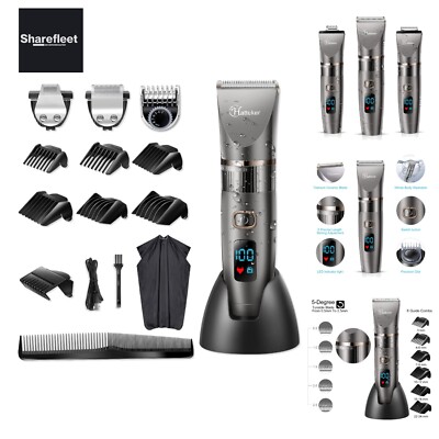 Hatteker Haarschneidemaschine Profi Haarschneider Herren Haartrimmer Bartschn...