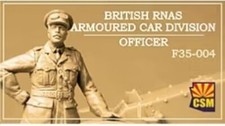 COPPER STATE MODELS CSM F35-004 WWI BRITISH RNAS ARMOURED CAR DIVISION OFFICER