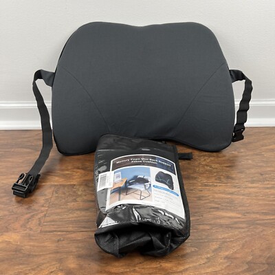 Memory Foam Lumbar Cushion Back Support Pillow Office Chair Seat Back Pillow New