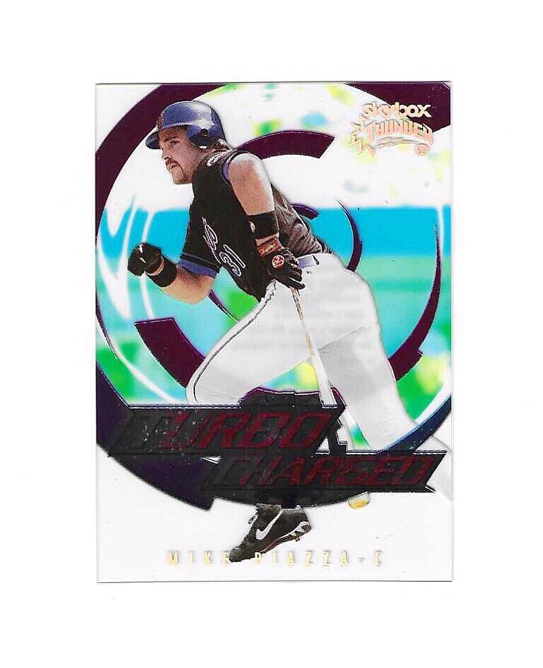 1999 Skybox Thunder Turbo-Charged #TC6 -Mike Piazza