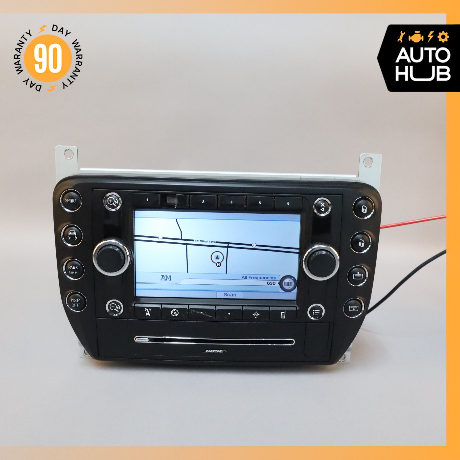 09-10 Maserati Quattroporte M139 Command Head Unit Navigation Radio OEM 50k