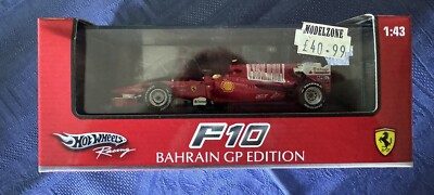 Rare - Hot Wheels Racing Model 2010 - Ferrari F10 Alonso Bahrain