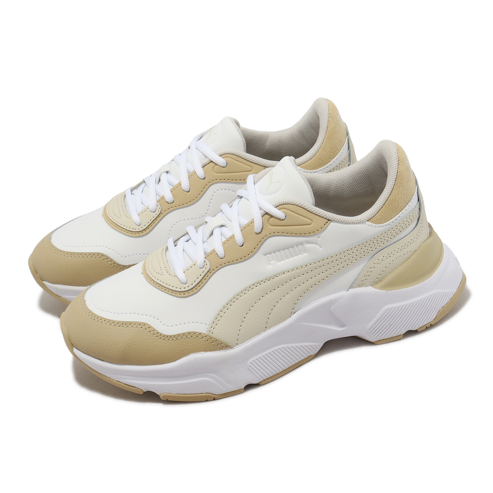 Puma Cassia Rose White Alpine Snow Granola Женские повседневные туфли 393912-03