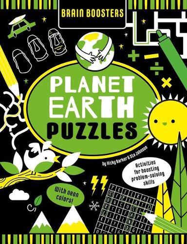 Vicky Barker Brain Boosters Planet Earth Puzzles (with Neon Colors) (Tascabile)