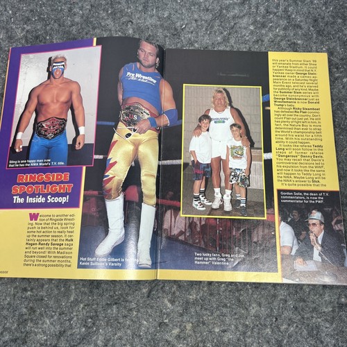Vintage Ringside Wrestling Magazine - August 1989 - Picture 4 of 14
