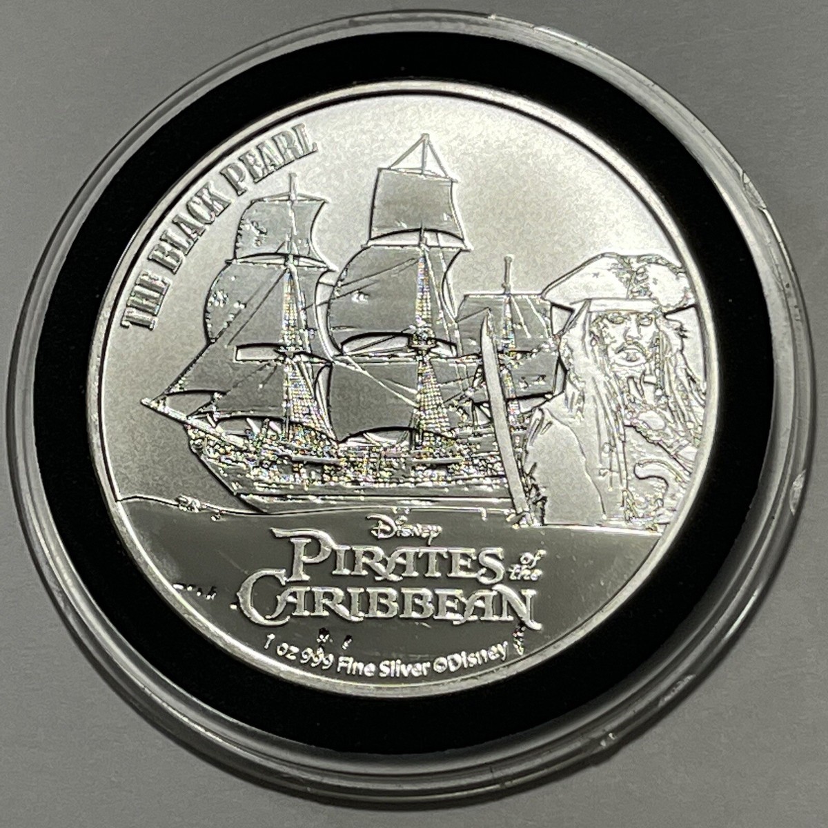 The Black Pearl Pirates of the Caribbean Coin 1 Troy Oz .999 Fine