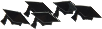 Eyelet Outlet Shape Brads 12/Pkg Graduation Hats