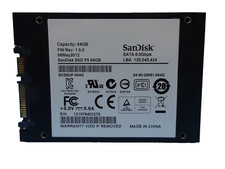 64GB SSD SANDISK P5 SDSSDP-064G S/N: 121978403276 2.5 INCH NFP823