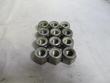 3/8" 316 10 Coarse Nylon Insert Lock Nut  Lot of 12
