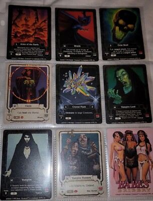Nine Guardians cards CCG collectible trading card game lot tcg/ccg 1995 ...