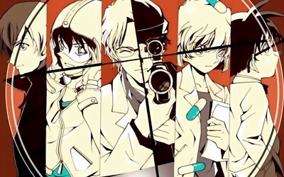 Anime Detective Conan Meitantei Conan Girls Boys  Gaming Mat Desk 27259