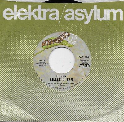 QUEEN  Killer Queen / Flick Of The Wrist  original 45 from 1974