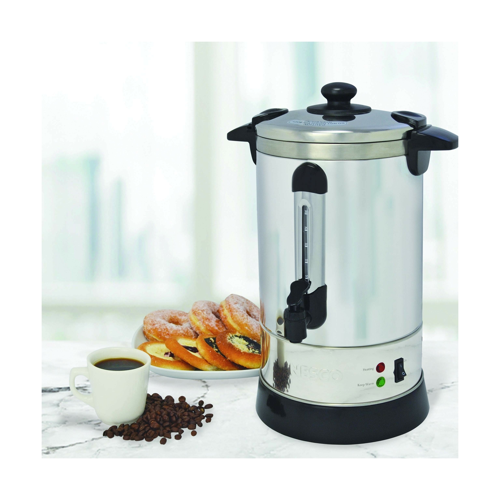 Nesco CU30 Professional Coffee Urn, 30 Cups, Stainless Steel eBay