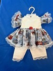 Patriotic Skirt Handmade Doll Dress and Fits 18 to 19in Doll