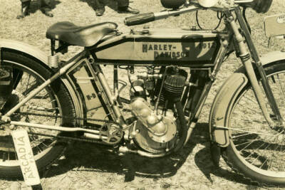 1912 Harley-Davidson Everett Moody Motor Racing Old Photo