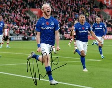 Everton FC Tom Davies Autographed Signed 8x10 EPL Photo COA #2