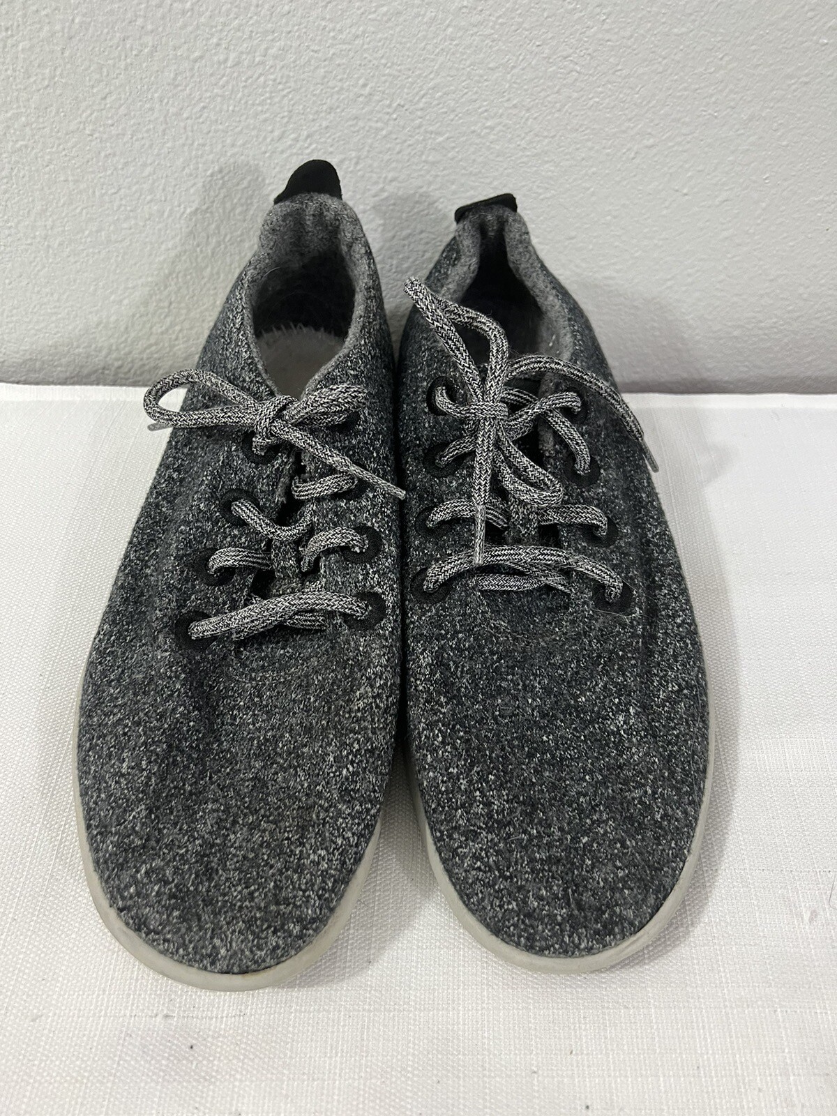 SAOLA Scarpe comode Allbirds uomo runner lana suola grigio grigio naturale USATE