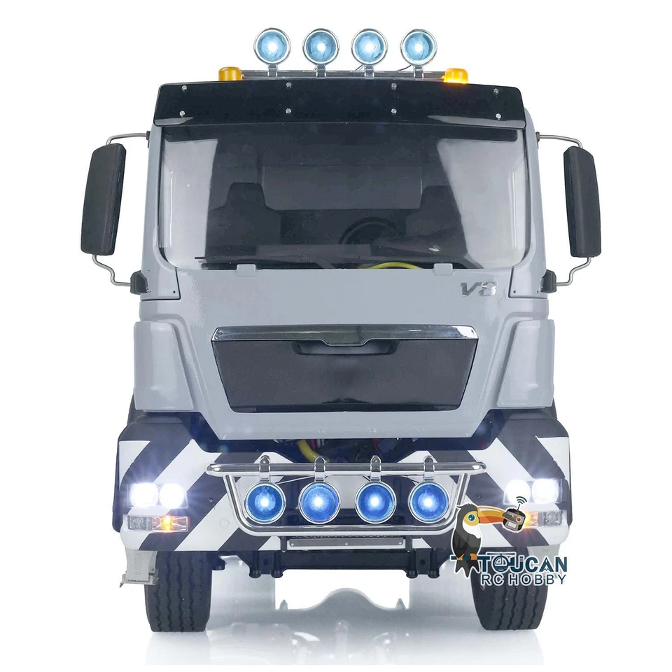 1/14 LESU RC Tractor Truck of 4x2 TGS Remote Control Metal Chassis Light Car - Image 2 of 4