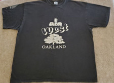I Am West Oakland TShirt XXXXXL Black Graphic Tee Crew Neck Short Sleeve 5XL