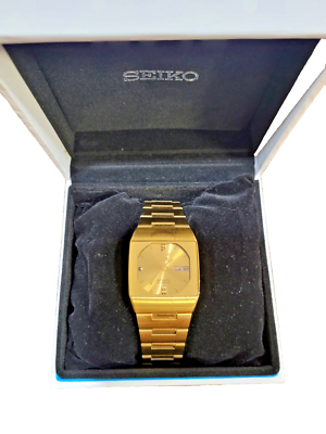Vintage Seiko 5 Watch Automatic 21 Jewels Japan 4227-00B0 Day w