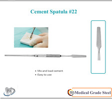 Cement Spatulas 22 S.Ended Dental Instruments Stainless Steel German Grade USA