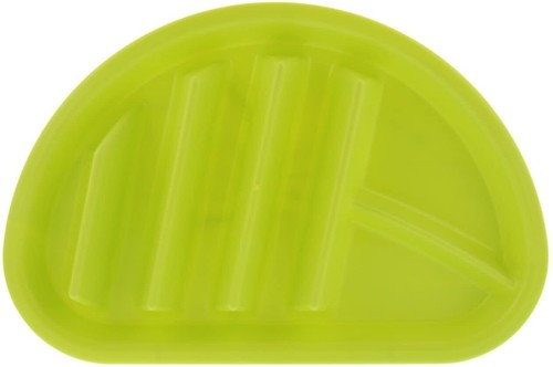 Arrow Home Plastic Fiesta Taco Plate, Holds 3 Tacos and 2 Sides - 4 Pack (Green) - Picture 8 of 8