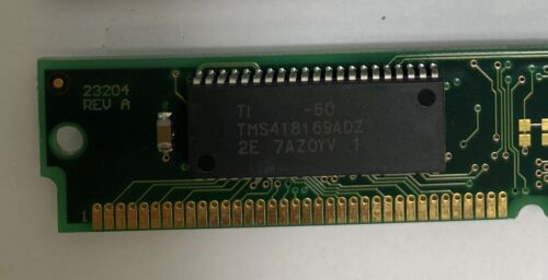 16MB Kit (2 x 8MB) Texas Instruments TMS418169ADZ-60 72-Pin 60n/s Memory Modules - Picture 2 of 3