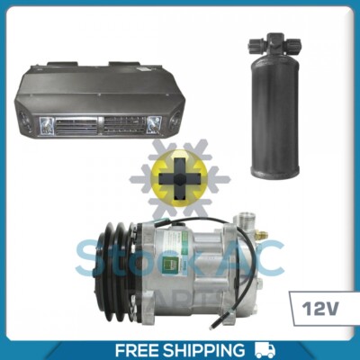 BRAND NEW A/C KIT UNIVERSAL UNDER DASH COMPRESSOR KIT AIR CONDITIONER ...