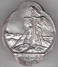 Austria Karnten Grossglockner Kreuz 3798m. Walking Stick Badge - Summit Cross