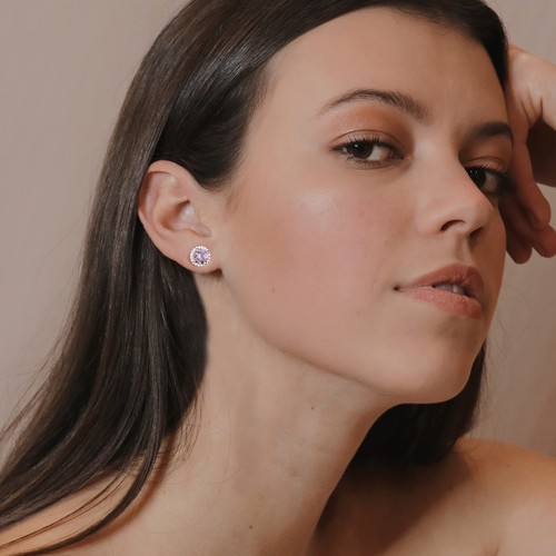SMILEST Mother's Day Gifts - June Birthstone Earrings for Women 925 Sterling ... - Picture 6 of 7