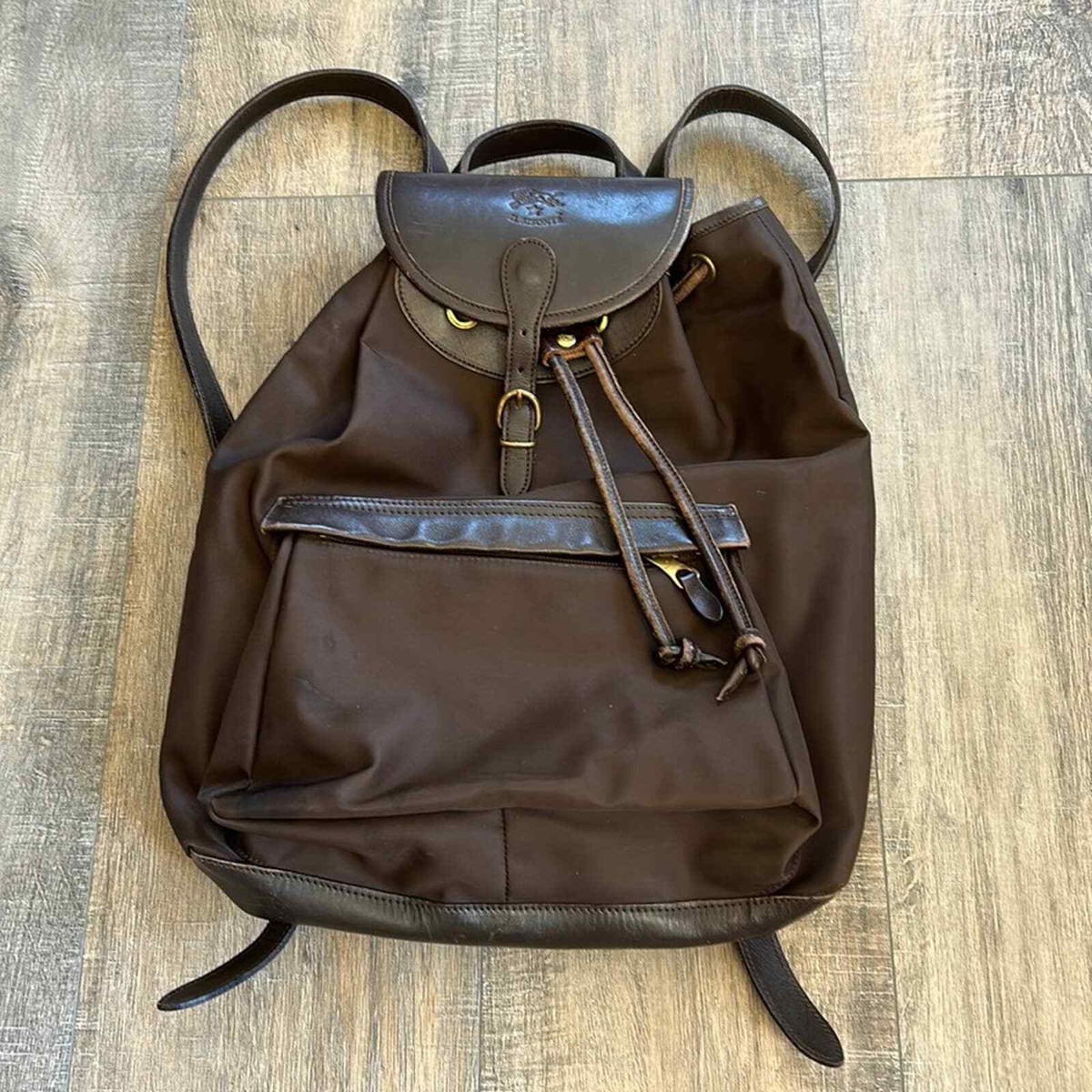 IL Bisonte Leather Backpack - Women Il Bisonte Backpack Nero – scarpa main image 3