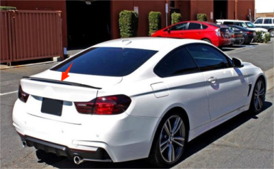Rear Spoiler Wing Fit 2014-2020 BMW 4 Series F32 F82 M4 Coupe ABS Glossy Black