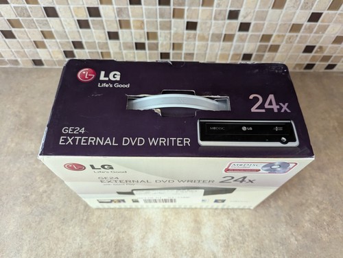 LG GE24 24X EXTERNAL USB 2.0 SUPER MULTI DVD CD-RW WRITER DRFB-16 - 第 13/13 張圖片
