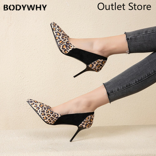 Woman Plus Size 33-48 Pumps Leopard 