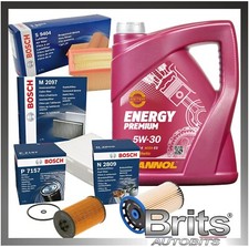 FITS AUDI Q3 2.0 TDI MK1 2011 ONWARDS BOSCH FULL FILTERS SET SERVICE KIT & OIL