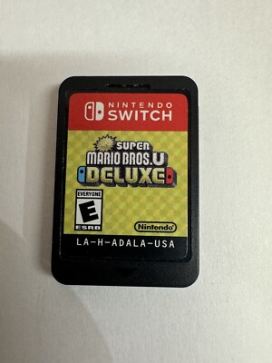 New Super Mario Bros. U Deluxe (Nintendo Switch, 2019) Cartridge