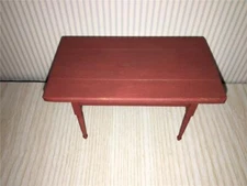 MINIATURE DOLLHOUSE 1:12 SCALE COUNTRY RED KITCHEN TABLE-SIR THOMAS THUMB-905.2