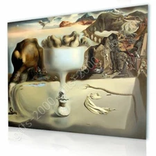 Apparition Of Face Fruit Dish by Salvador Dali | Canvas (Rolled) | Wall art HD