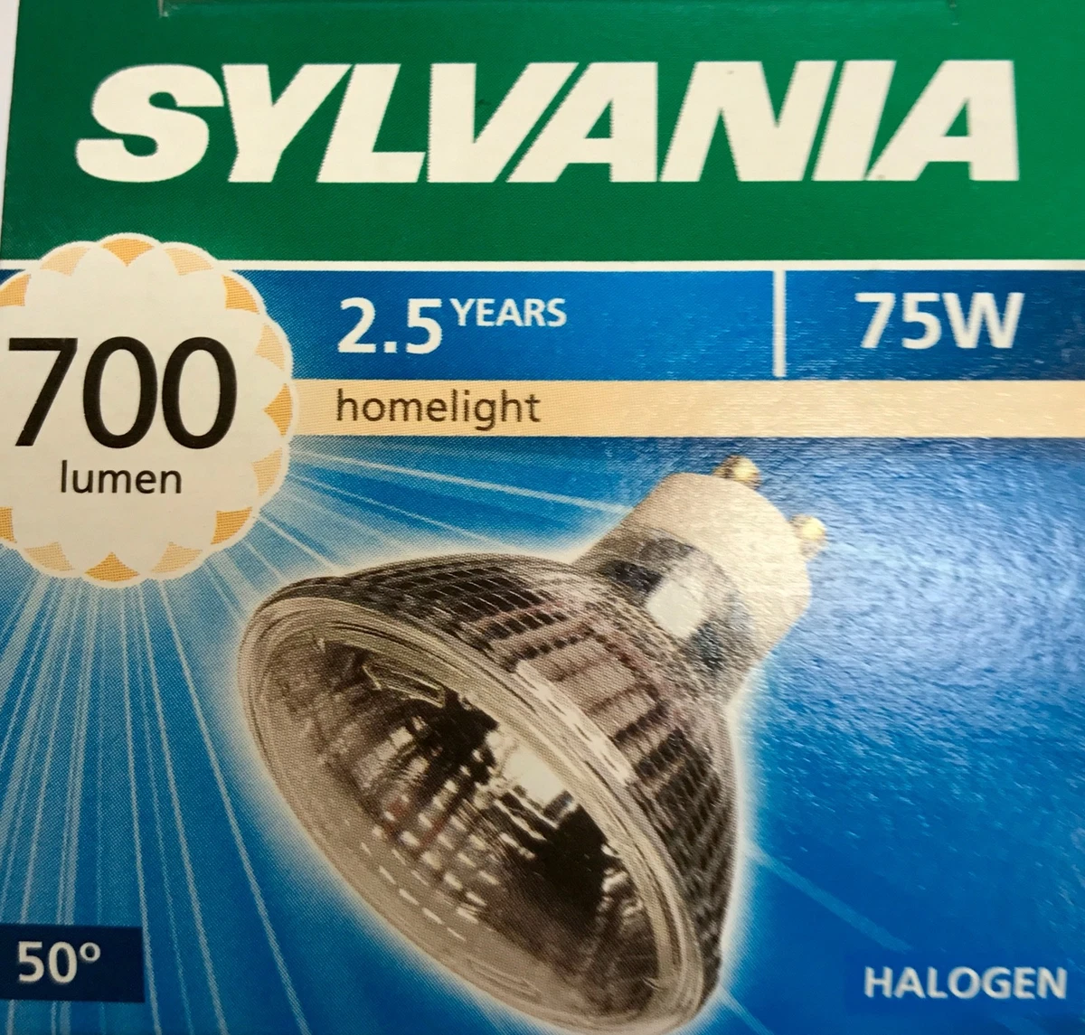 Sylvania gu10 75w deals